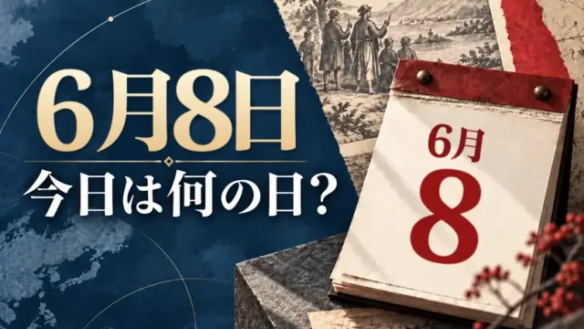 6月8日は何の日？主な事件・記念日・世界の祝日・今日の暦を紹介
